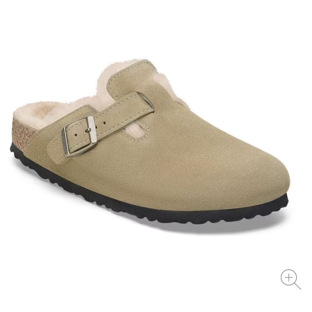 Women’s Birkenstock Boston Shearling - Taupe